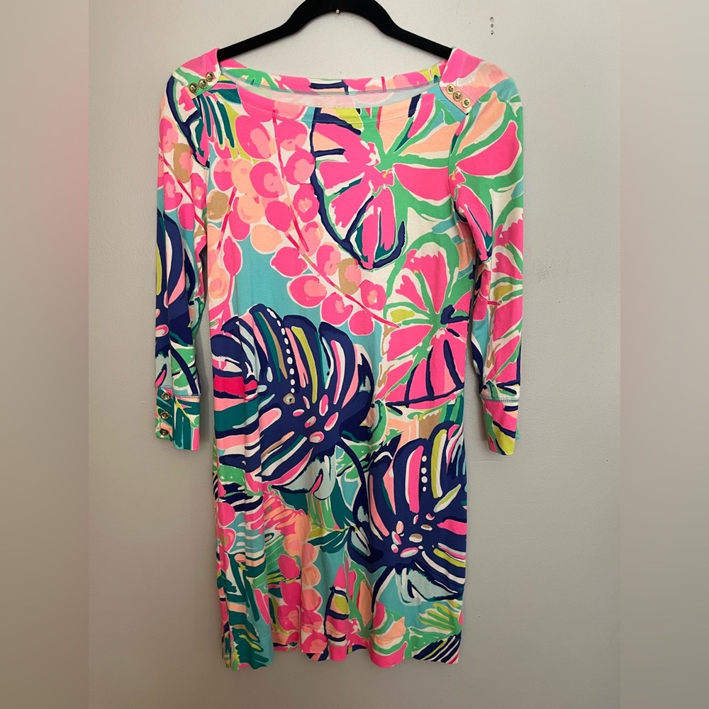 Lilly Pulitzer Sophie Knit Dress Exotic Garden Size XS